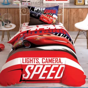 Lenjerie de pat Tac 3 piese Disney Cars Spectator