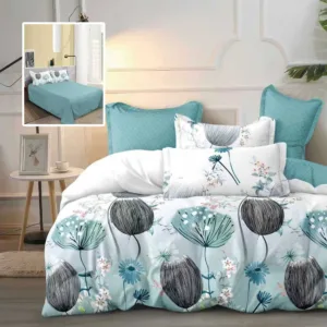 Lenjerie de pat din finet cu 6 piese