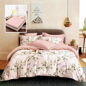 Lenjerie de pat din finet cu 6 piese