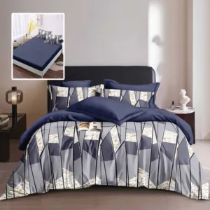 Lenjerie de pat din finet cu 6 piese