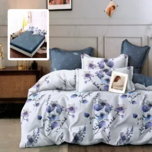 Lenjerie de pat din finet cu 6 piese