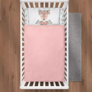 Lenjerie pat 2 piese Klups Nature and Love Rose N001-C4