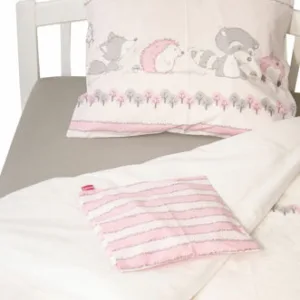 Lenjerie pat copii Odette Pink KidsDecor din bumbac 100x15040x60 cm