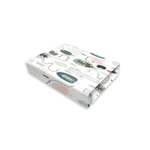 Lenjerie pat junior cu 3 piese Qmini 160x80 cm din bumbac Hedgehog