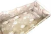 Lenjerie patut 120x60 cm 7 piese cu bumper Deseda Norisori bej