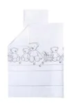 Lenjerie patut 2 piese Teddy Bear - 100 bumbac