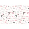 Lenjerie patut Hearts 4 piese multicolor
