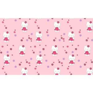Lenjerie patut Kitty Floricele 5 piese roz
