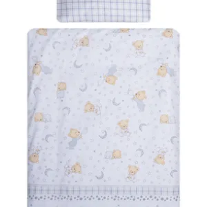Lenjerie patut cu 3 piese 120x60 cm fete de schimb Ursuleti 016