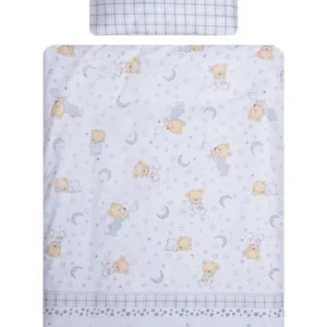 Lenjerie patut cu 4 piese 140x70 cm Ursuleti 016