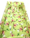 Lenjerie patut cu 5 piese Croitoria Noastra Winnie The Pooh verde 140x70 cm