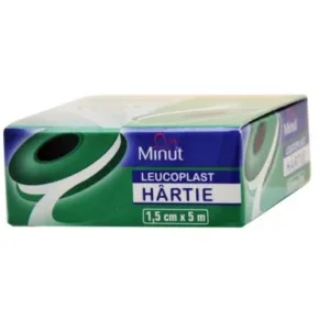 Leucoplast hartie Minut 1.5 cm x 5 m