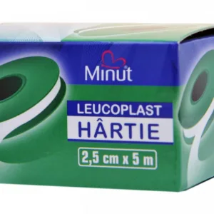 Leucoplast hartie Minut 2.5 cm x 5 m