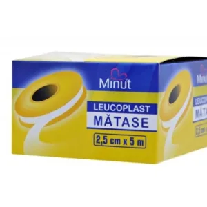 Leucoplast matase Minut 2.5 cm x 5 m
