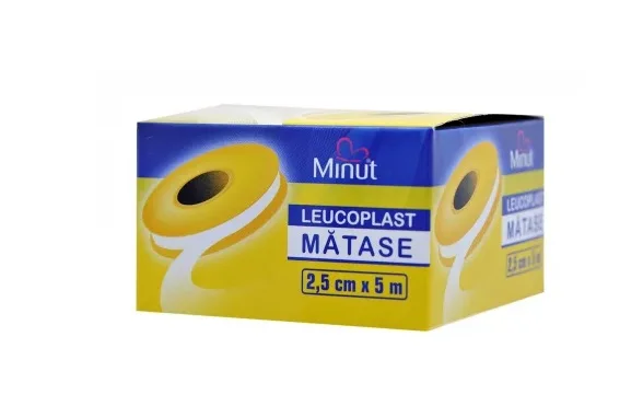 Leucoplast matase Minut 2.5 cm x 5 m