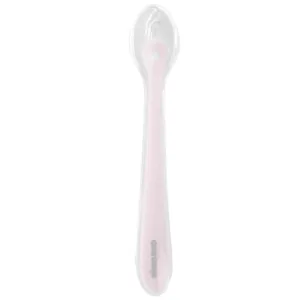 Lingura din silicon in cutie Kikka Boo roz