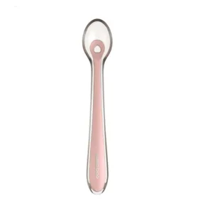Lingurita din silicon KikkaBoo Pink