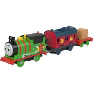 Locomotiva motorizata cu 2 vagoane