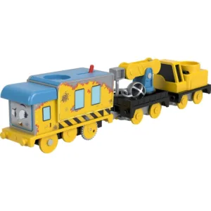 Locomotiva motorizata cu 2 vagoane