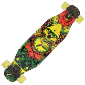 Longboard Action One cu roti luminoase