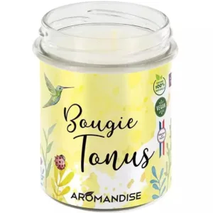 Lumanare parfumata naturala Aromandise Tonus vegana 150g