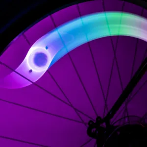 Lumina led colorata clip-on RBG pentru spite SpokeBrightz