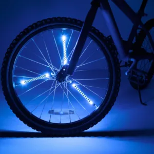 Lumini tubulare led pentru roti bicicleta SpinBrightz albastru