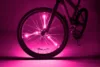 Lumini tubulare led pentru roti bicicleta SpinBrightz roz