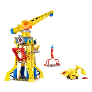 Macara cu sunete si lumini Paw Patrol Rubble Crew Crane 60 cm