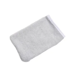 Manusa de baie frotir bumbac 21x12 cm gri