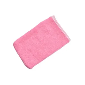 Manusa de baie frotir bumbac 21x12 cm roz