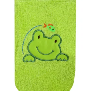 Manusa pentru baita cu broderie Green Frog