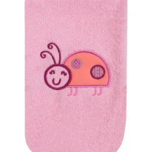 Manusa pentru baita cu broderie Pink Ladybird