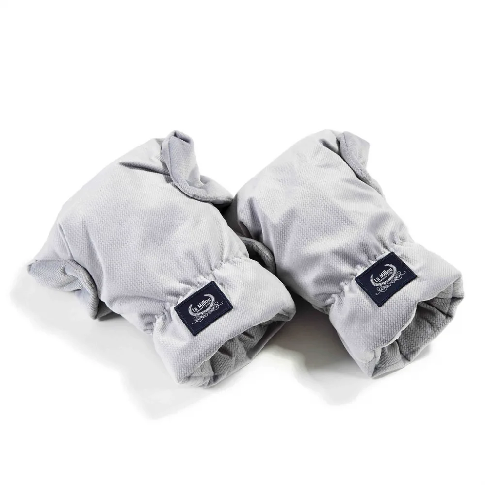 Manusi pentru carucior La Millou Velvet Dark Grey