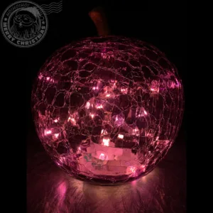 Mar decorativ violet cu 30 led-uri 22x24 cm