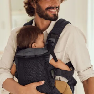 Marsupiu anatomic cu multiple pozitii de purtare colectia Harmony 3D Mesh Anthracite Editie Limitata