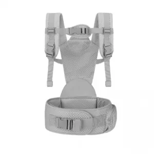 Marsupiu ergonomic pentru bebelusi cu baza rigida Cangaroo Mistral Grey