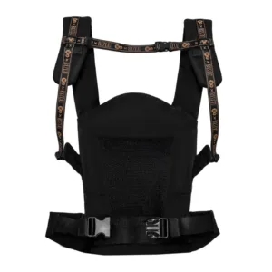 Marsupiu ergonomic pentru copii Kinderkraft Huggy Bizuu Lunar Black