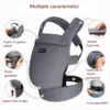 Marsupiu ergonomic si usor PureHug Cozy Gri Momcozy