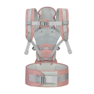 Marsupiu multifunctional KikkaBoo 3 in 1 Chloe Pink
