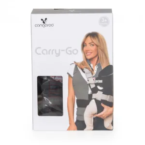 Marsupiu pentru bebelusi Cangaroo Carry Go 2 Beige cu protectie cap
