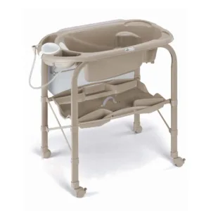 Masa de baie pliabila Cambio Deluxe cu saltea de infasat alb