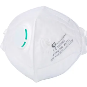 Masca protectie tip FFP2 cu valva model KLT11 alba  1 buc