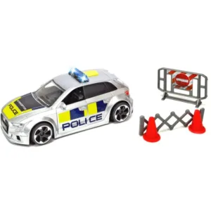 Masina de politie cu lumini si sunete Dickie Audi RS3 15 cm