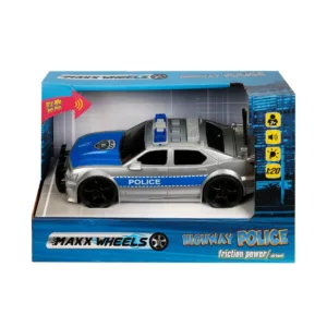 Masina de politie cu lumini si sunete Maxx Wheels
