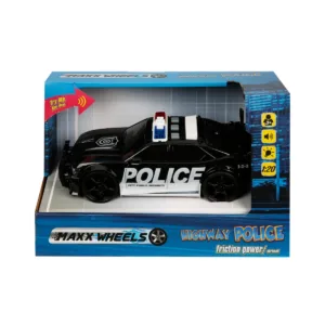 Masina de politie cu lumini si sunete Maxx Wheels