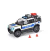 Masina de politie metalica Majorette Land Rover cu lumini si sunete 12.5 cm