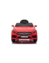 Masina electrica pentru copii Mercedes C Class CLS 350 LeanToys rosu 90W cu 2 motoare