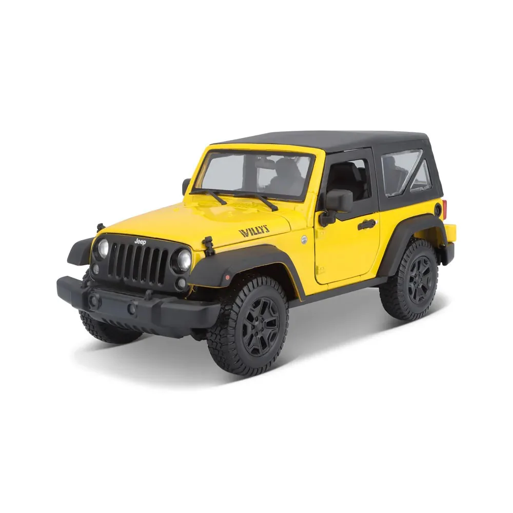 Masinuta Maisto Special Edition Jeep Wrangler scara 1:18 Galben