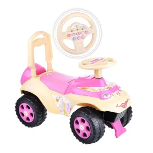 Masinuta Ride-on pentru copii Doloni cu sunete si lumini roz